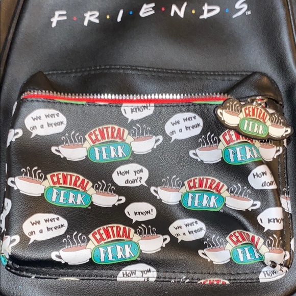 FRIENDS Black Backpack with Iconic Sitcom Design - Picture 5 of 6